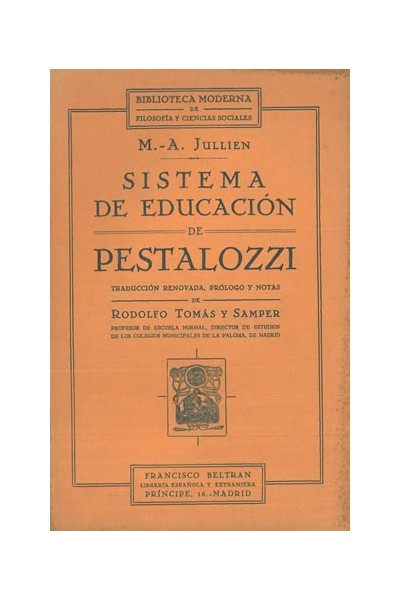 SISTEMA DE EDUCACIÓN DE PESTALOZZI