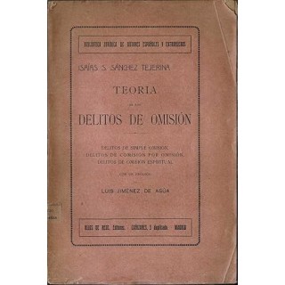 Teoria de los Delitos de Omision