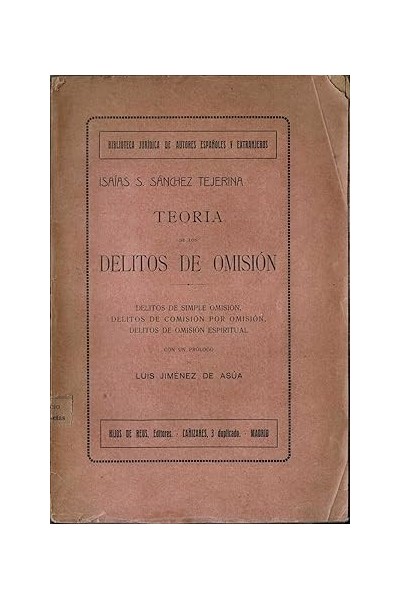 Teoria de los Delitos de Omision