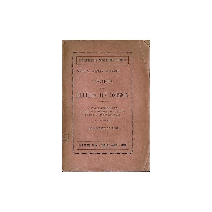 Teoria de los Delitos de Omision