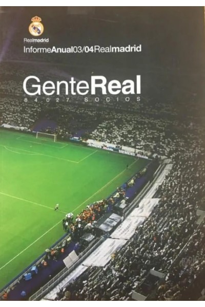 Informe Anual 03/04 Real Madrid