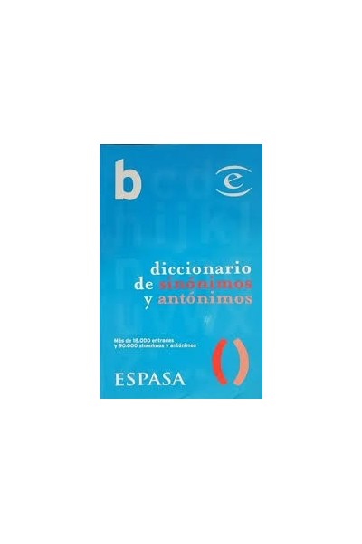 Diccionario de sinónimos y antónimos