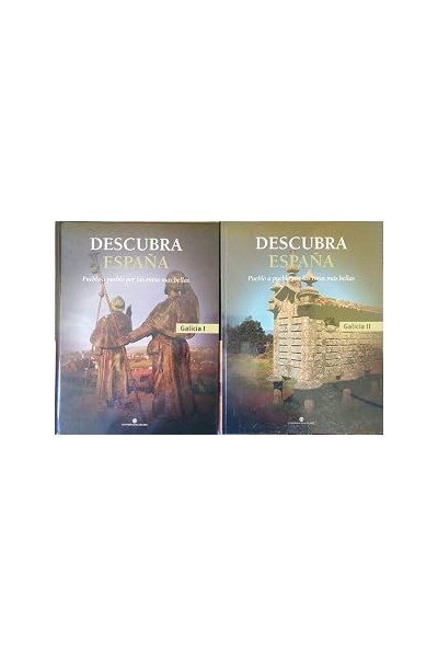 Descubra España. Pueblo a pueblo por las rutas más bellas: Galicia. 2 Tomos.