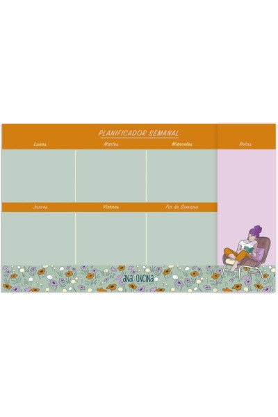 PLANIFICADOR SEMANAL MESA ANA ONCINA