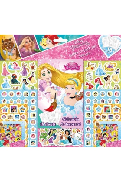 PRINCESAS DISNEY SUPER STICKER