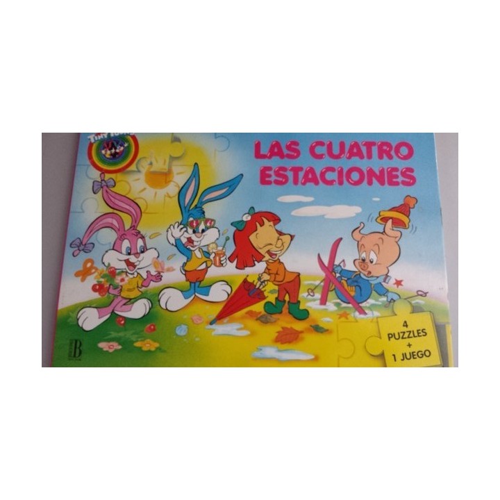 LAS CUATRO ESTACIONES. Cuatro Puzzles + un juego (completo, con todas sus piezas)