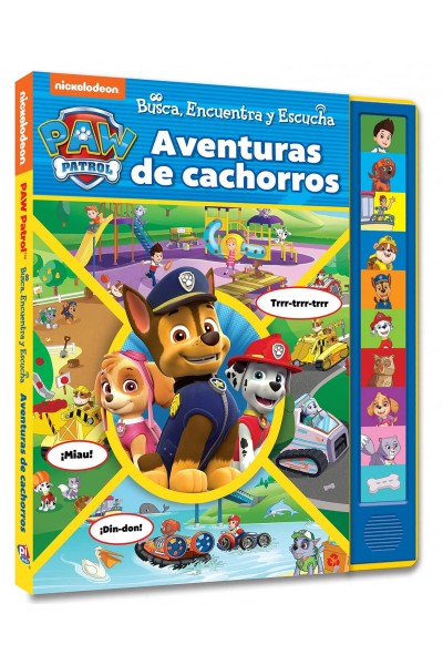 AVENTURAS DE CACHORROS. BUSCA, ENCUENTRA Y ESCUCHA PATRULLA CANINA