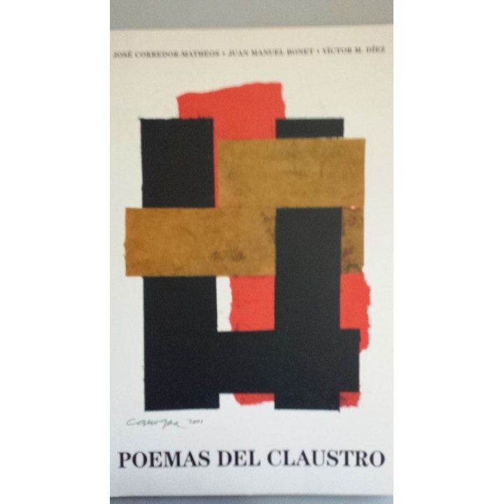 POEMAS DEL CLAUSTRO (Incluye encarte 12 páginas con poemas en letra manuscrita e imprenta)