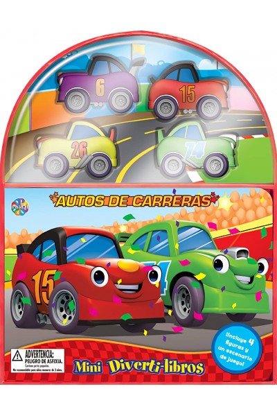 AUTOS DE CARRERAS (MINI DIVERTI-LIBROS)