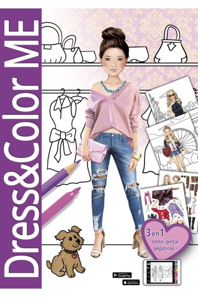 MODELO (DRESS & COLOR ME A4)