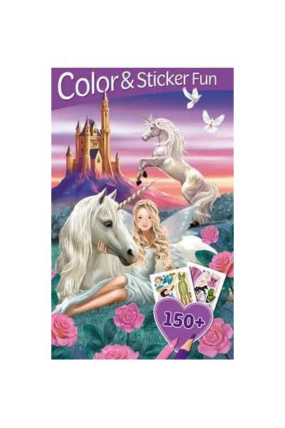 ELFOS Y UNICORNIOS (3D LENTICULAR) ("COLOR & STICKER FUN")