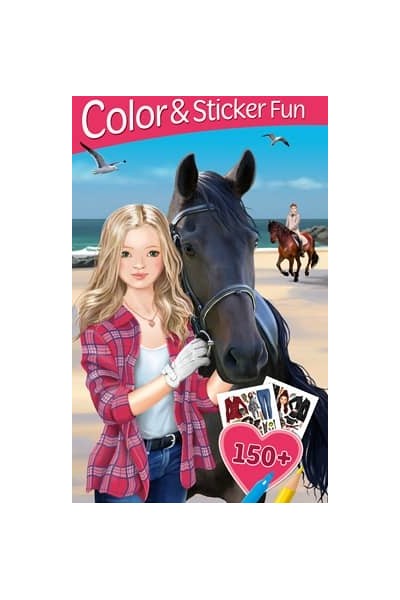 CABALLOS (3D LENTICULAR) ("COLOR & STICKER FUN")