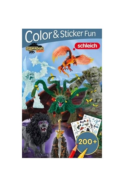 SCHLEICH ELDRADOR (3D LENTICULAR) ("COLOR & STICKER FUN")