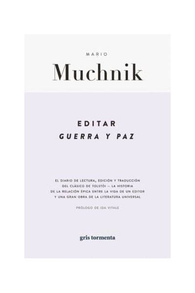 EDITAR GUERRA Y PAZ