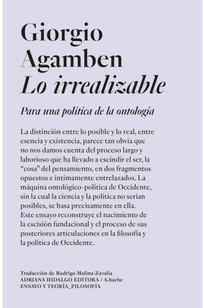 LO IRREALIZABLE
