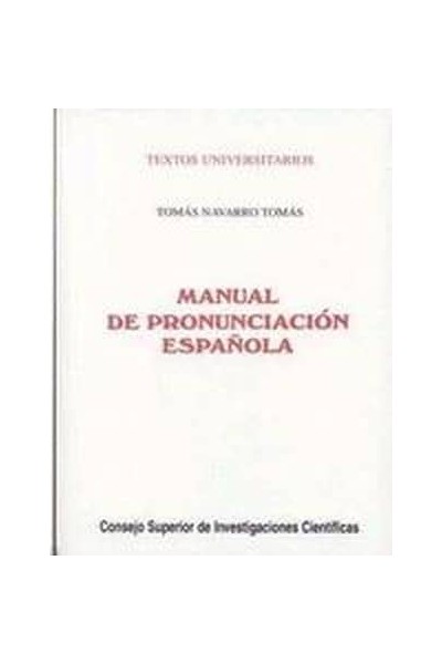 MANUAL DE PRONUNCIACIÓN ESPAÑOLA