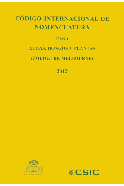 CODIGO INTERNACIONAL NOMENCLATURA ALGAS HONGOS Y PLANTAS