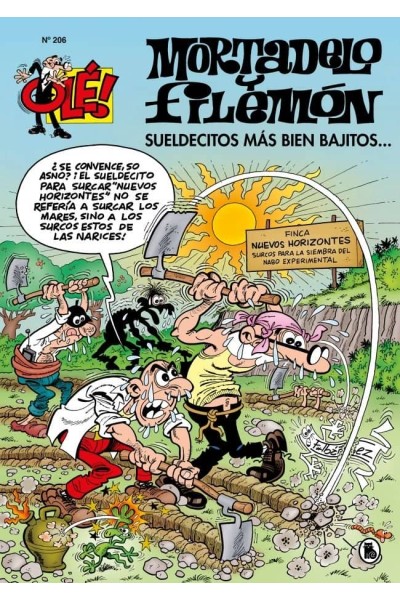 OLE MORTADELO 206 SUELDECITOS MAS BIEN BAJITOS