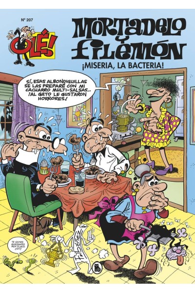 OLE MORTADELO 207 MISERIA LA BACTERIA