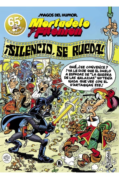 MORTADELO Y FILEMON SILENCIO SE RUEDA MAGOS HUMOR 63