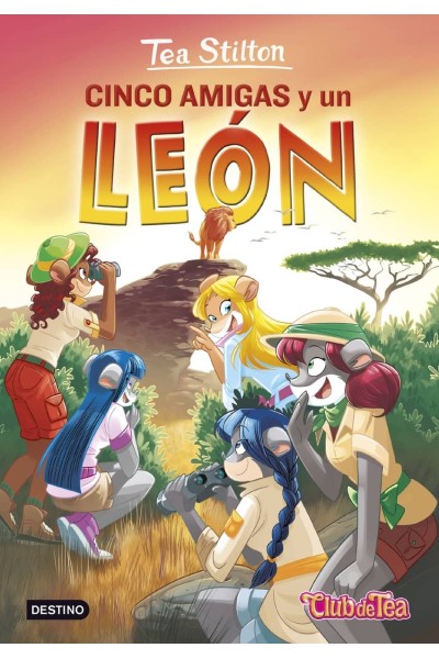 CINCO AMIGAS Y UN LEÓN