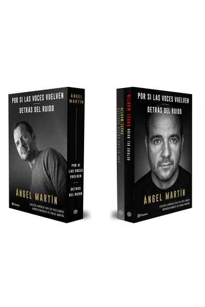 ESTUCHE ÁNGEL MARTÍN (POR SI LAS VOCES VUELVEN + DETRÁS DEL RUIDO)