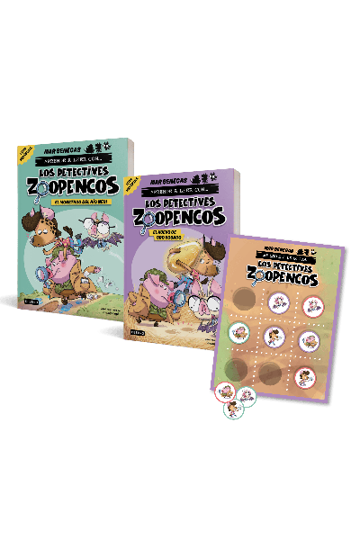 PACK ZOOPENCOS TRES EN RAYA 2024