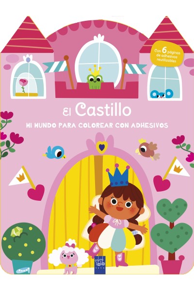 MI MUNDO PARA COLOREAR CON ADHESIVOS. EL CASTILLO