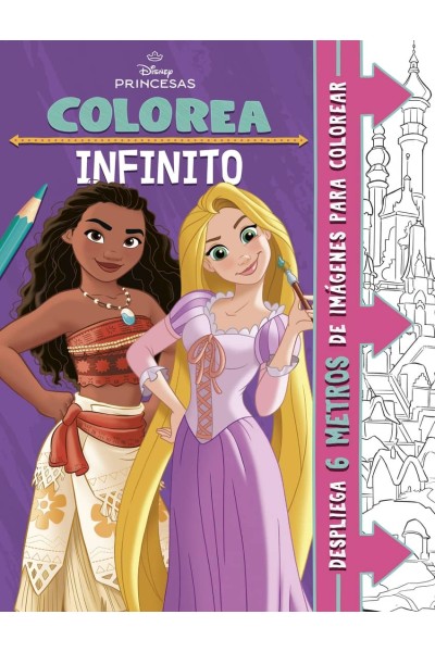 PRINCESAS. COLOREA INFINITO