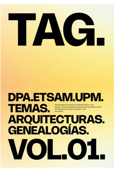 TAG. TEMAS. ARQUITECTURAS. GENEALOGÍAS. VOL.01