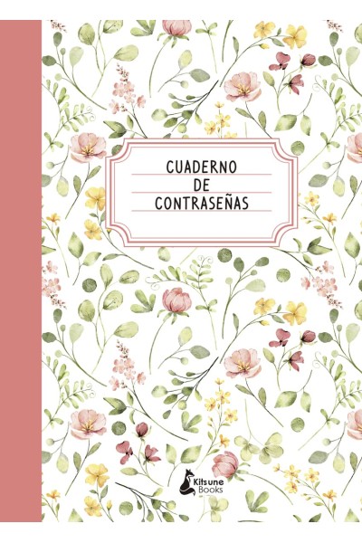 CUADERNO DE CONTRASEÑAS ROSA