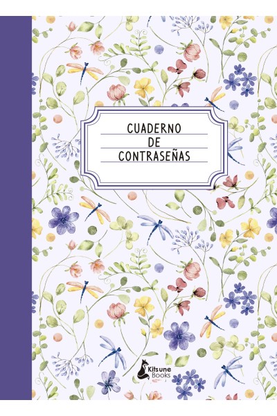 CUADERNO DE CONTRASEÑAS LILA