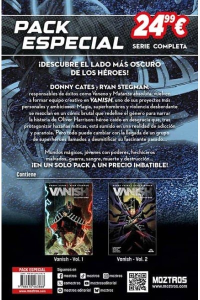 VANISH PACK ESPECIAL 2 TOMOS