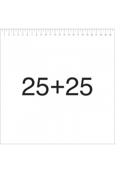 25 + 25