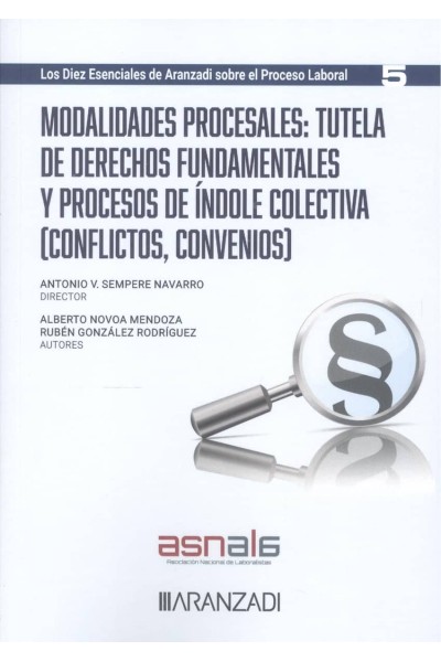 MODALIDADES PROCESALES: TUTELA DE DERECHOS FUNDAMENTALES Y PROCESOS DE ÍNDOLE COLECTIVA