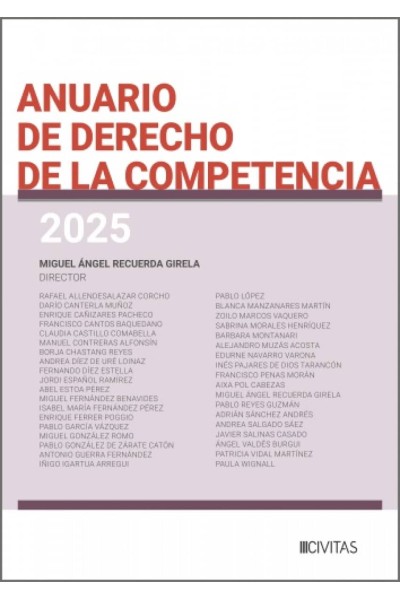 ANUARIO DE DERECHO DE LA COMPETENCIA 2025