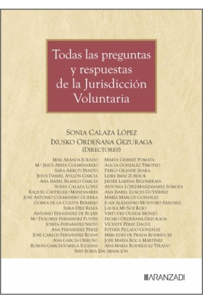 TODAS LAS PREGUNTAS Y RESPUESTAS DE LA JURISDICCIÓN VOLUNTARIA