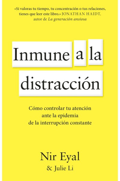 INMUNE A LA DISTRACCIÓN