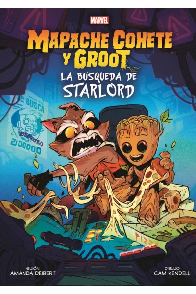 MARVEL SCHOLASTIC MAPACHE COHETE Y GROOT. LA BÚSQUEDA DE STARLORD