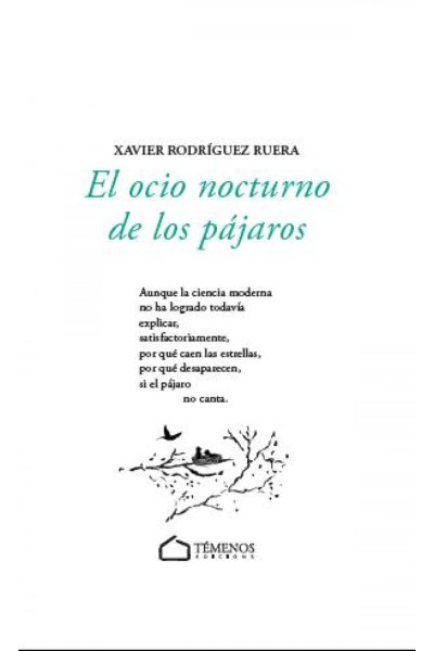 EL OCIO NOCTURNO DE LOS PÁJAROS