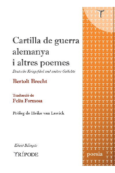 CARTILLA DE GUERRA ALEMANYA I ALTRES POEMES