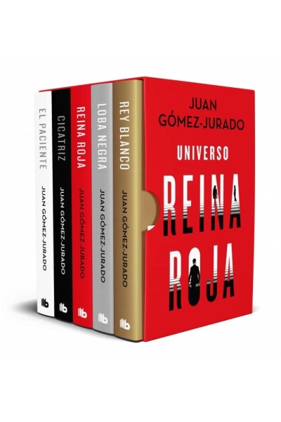 UNIVERSO REINA ROJA (ESTUCHE CON: CON: REINA ROJA # LOBA NEGRA # REY BLANCO # CICATRIZ # EL PACIENTE)