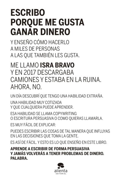 ESCRIBO PORQUE ME GUSTA GANAR DINERO