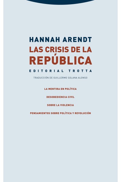 LAS CRISIS DE LA REPÚBLICA