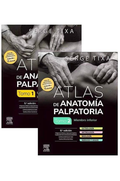 TIXA. ATLAS DE ANATOMÍA PALPATORIA (2 VOL)