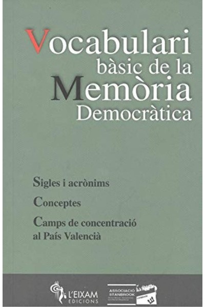 VOCABULARI BASIC DE LA MEMORIA DEMOCRATICA