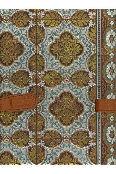 CUADERNO AZULEJOS PORTUGAL CON BROCHE