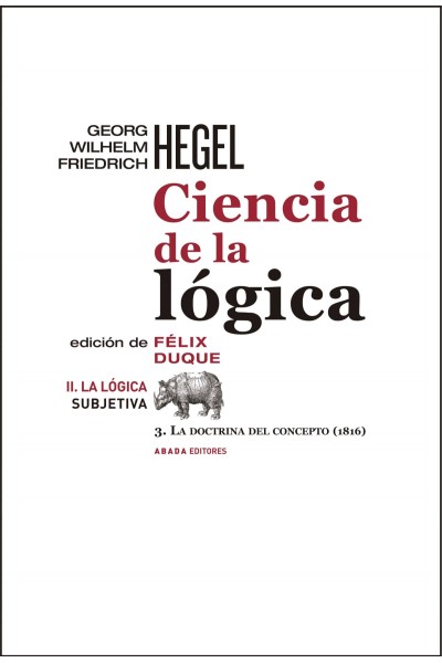 CIENCIA DE LA LÓGICA II LA LÓGICA SUBJETIVA