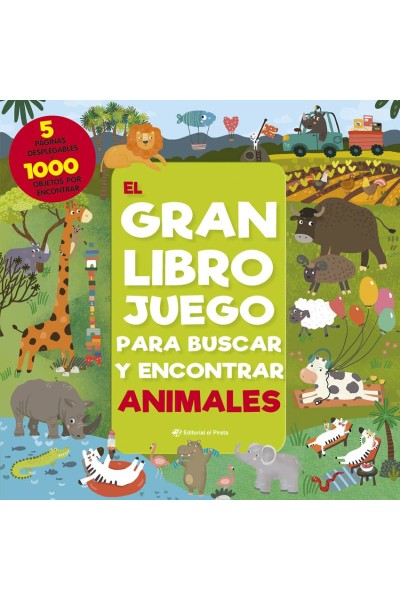 EL GRAN LIBRO JUEGO PARA BUSCAR Y ENCONTRAR ANIMALES