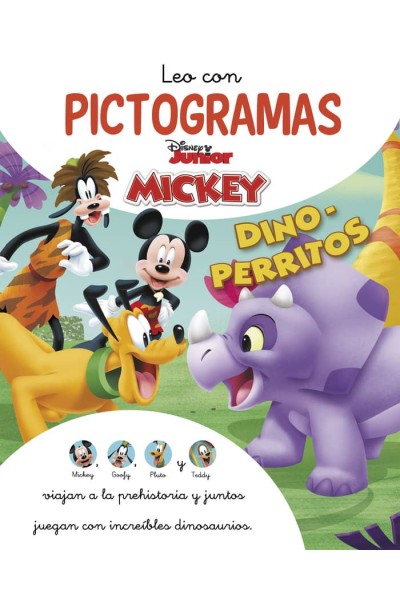 MICKEY MOUSE FUNHOUSE LEO CON PICTOGRAMAS DINO PERRITOS